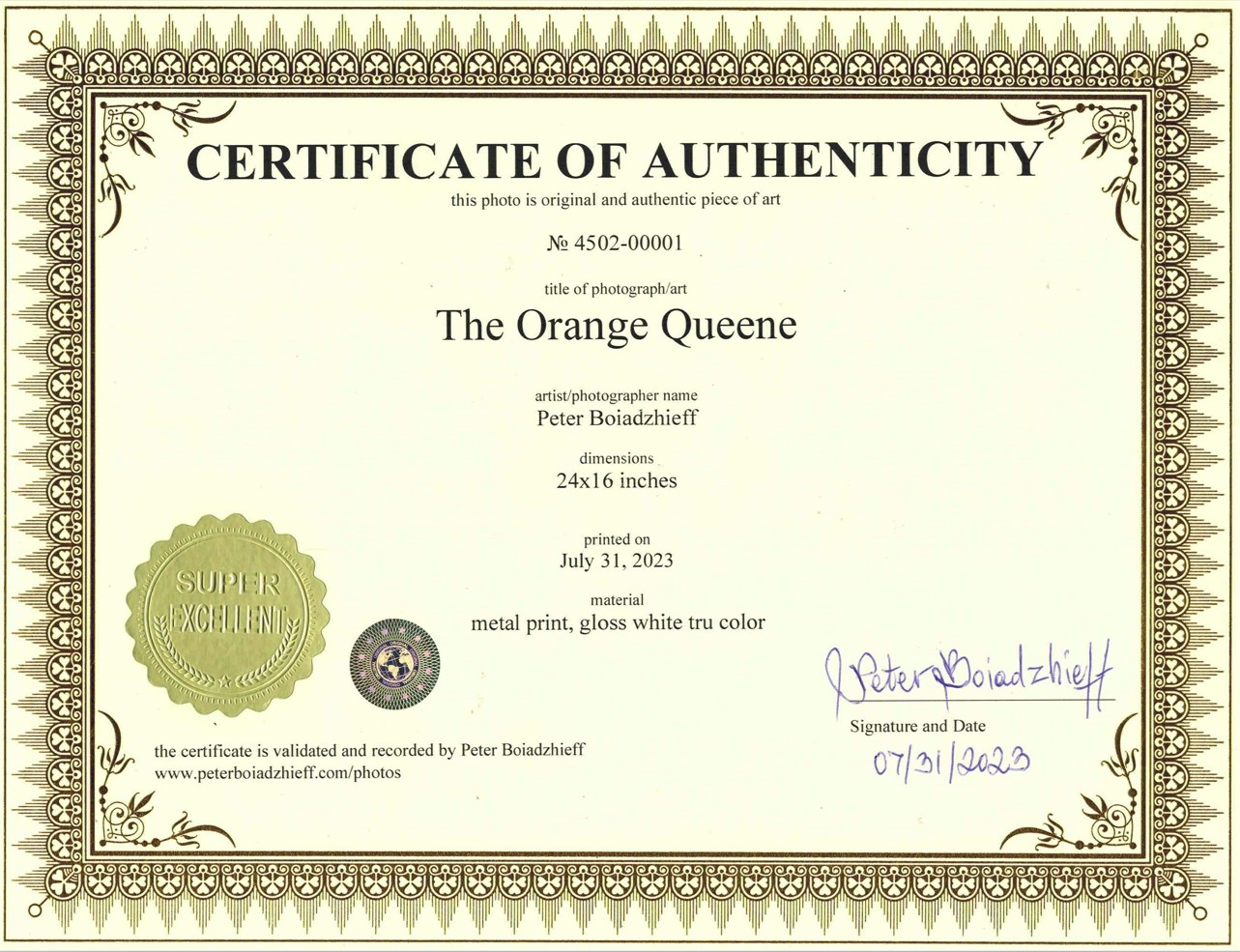 The Orange Queene